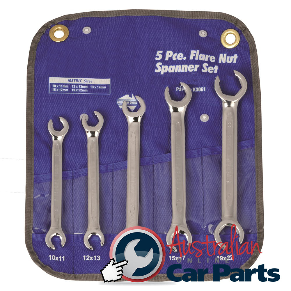 KINCROME Flare Nut Spanner Set 5 Piece K3061