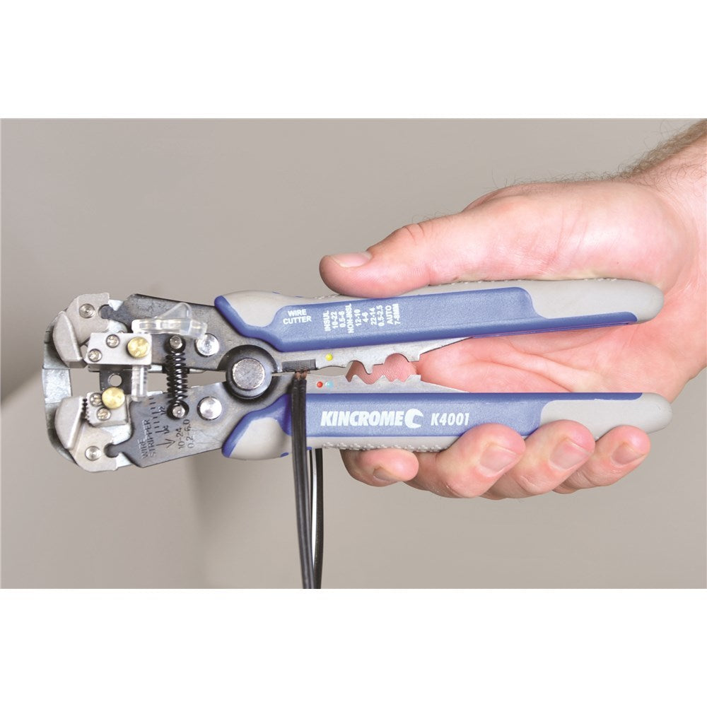 KINCROME Automatic Wire Stripper With Crimper 200mm (8") Kincrome K4001