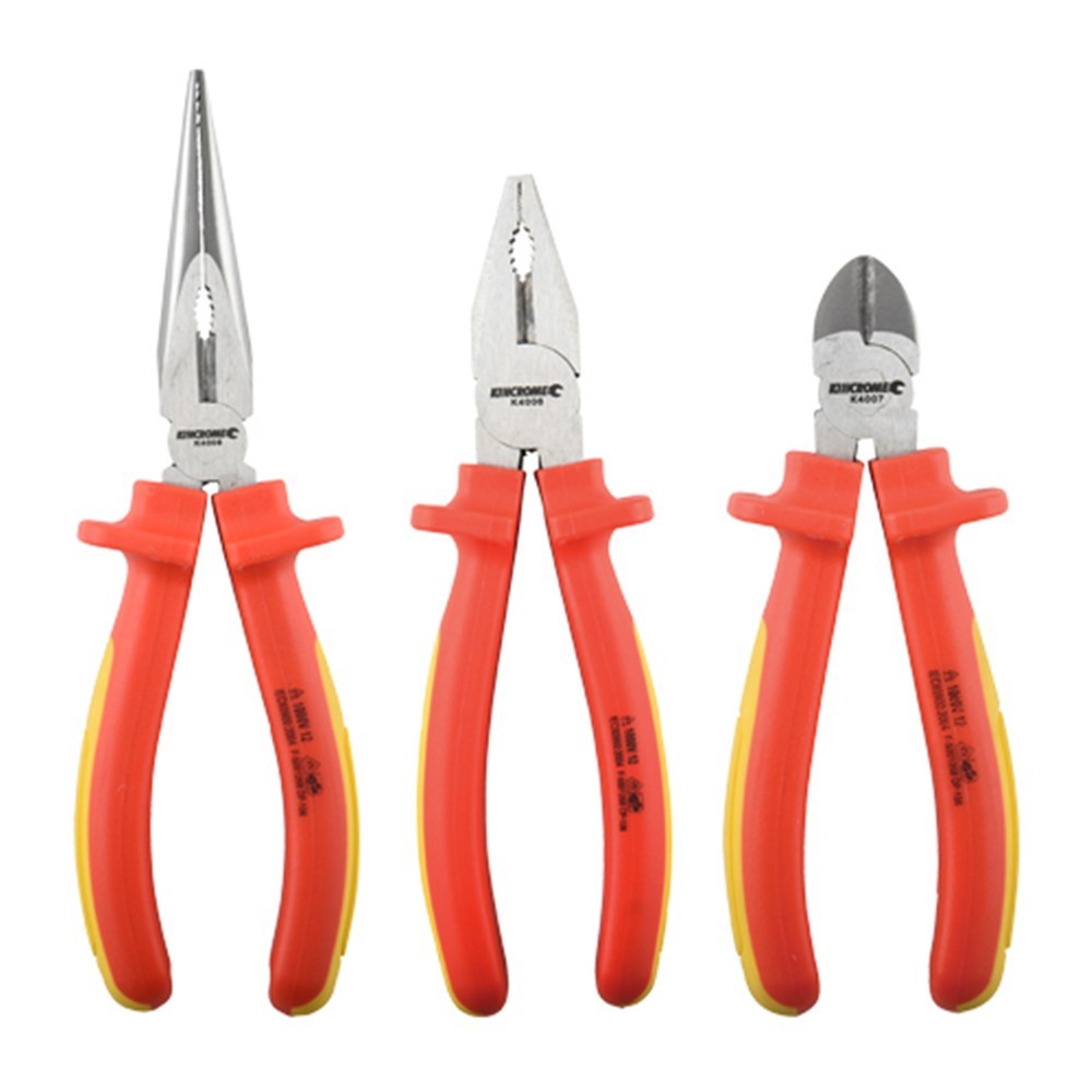 KINCROME VDE Pliers Set 3 Piece K4005