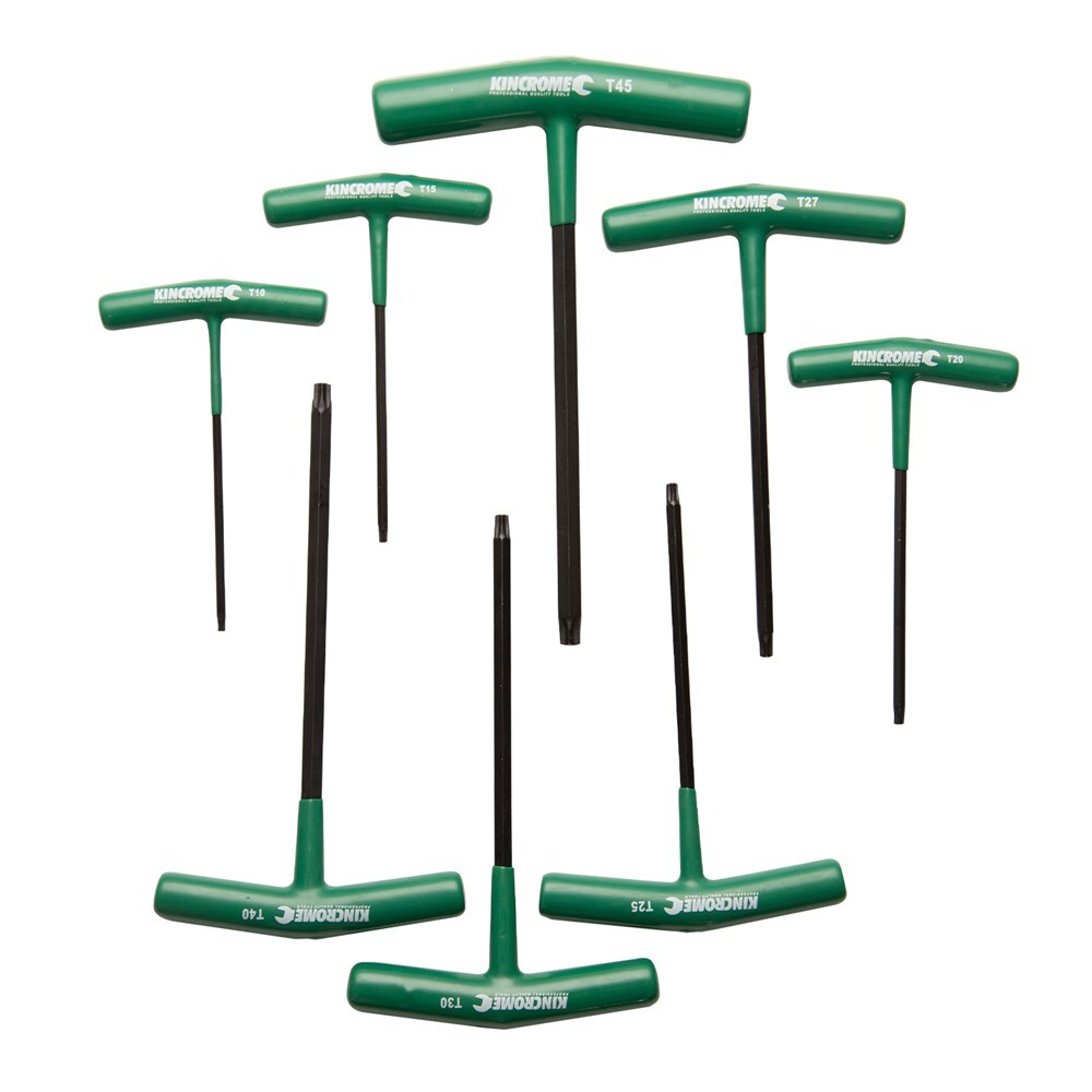 KINCROME T-Handle TORX Key Set 8 Piece K5283
