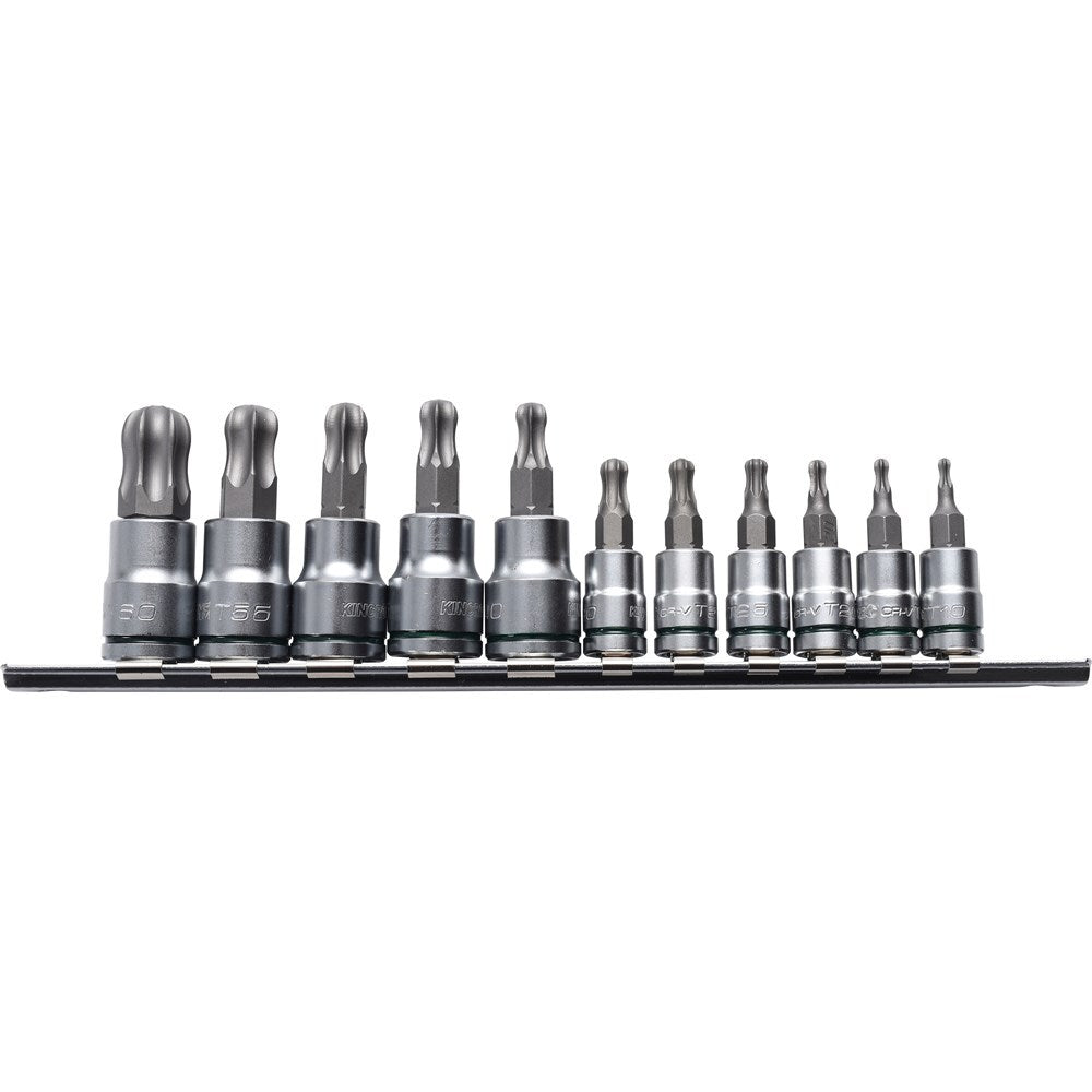 BALL POINT TORX SOCKET SET SHORT SERIES 11 PIECE & 3/8 DRIVE K5425