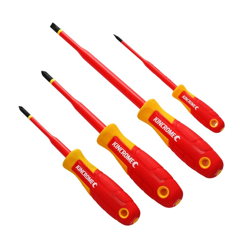 Screwdriver Set - 4 Piece TORQUEMASTER VDE Insuklated Kincrome K5617