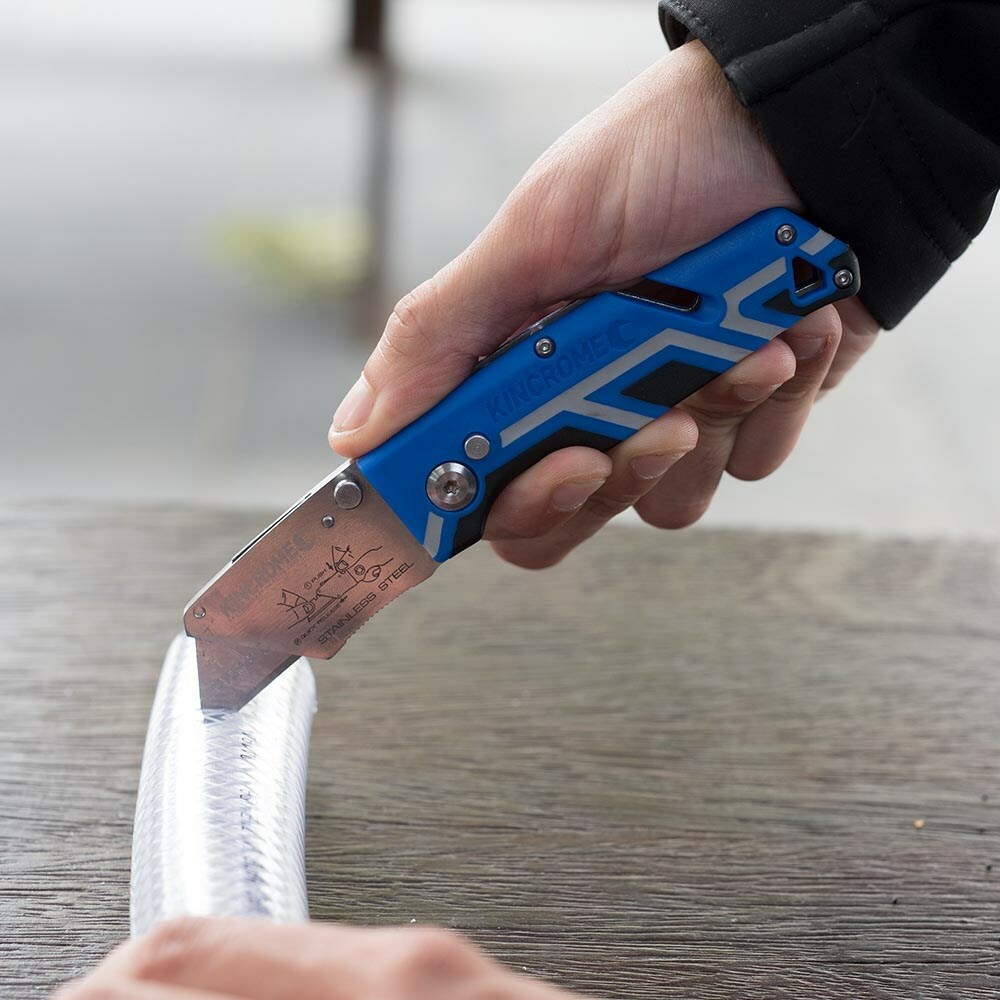 KINCROME Folding Utility Knife Triple Grip Handle K6266