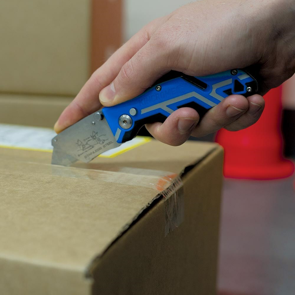 KINCROME Folding Utility Knife Triple Grip Handle K6266