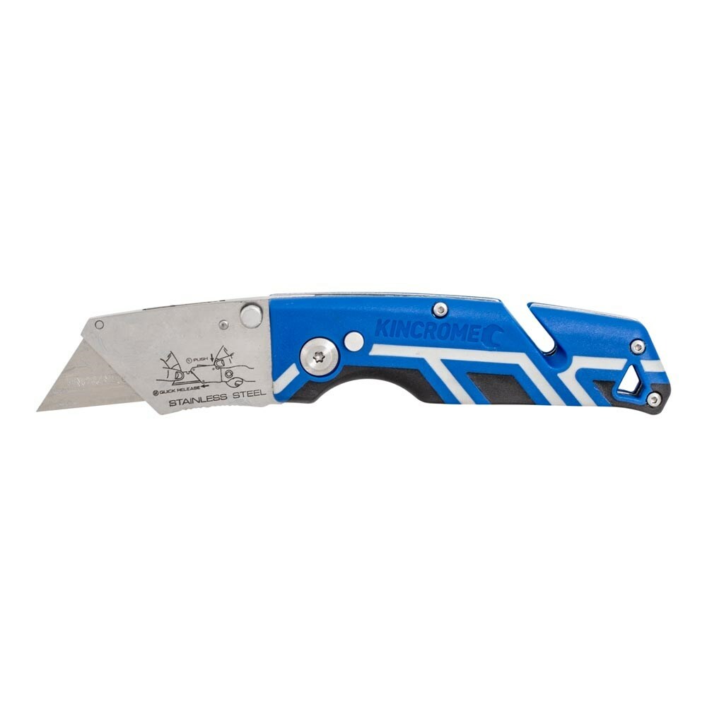 KINCROME Folding Utility Knife Triple Grip Handle K6266