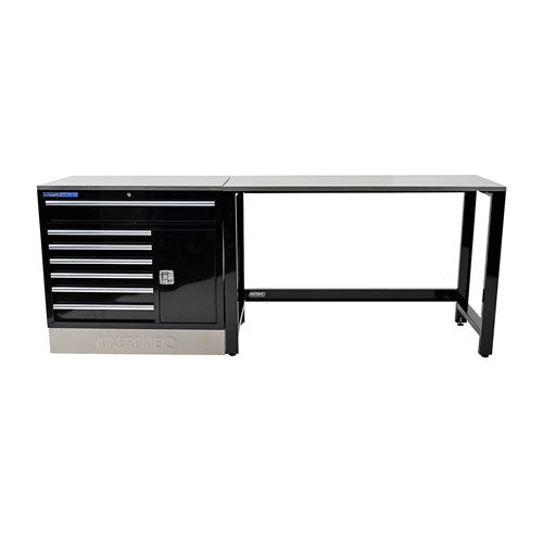 Kincrome Trade Centre Garage Set 4 piece 21 Drawer Tool Box and Bench K7374