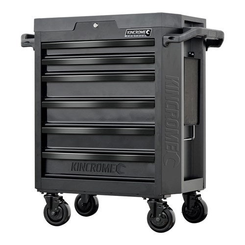 KINCROME CONTOUR Tool Trolley 6 Drawer Black Series K7536