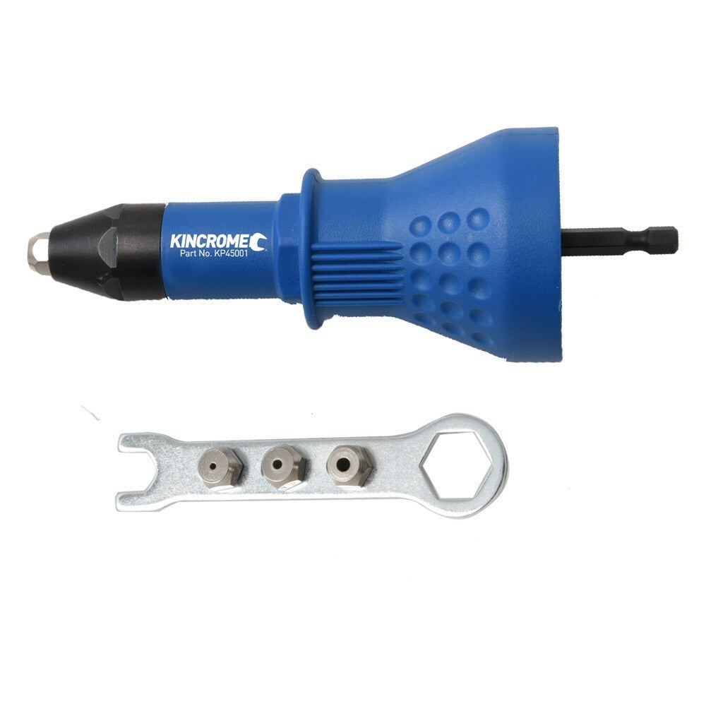 KINCROME 3/32 to 3/16 EZI-RIV RIVETER DRILL ATTACHMENT KP45001