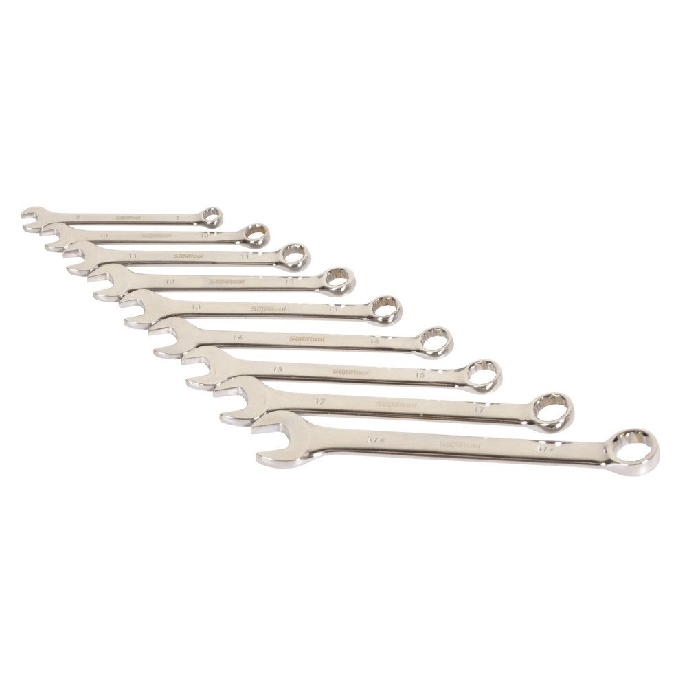 SUPATOOL Combination Spanner 9 Piece Set S3009