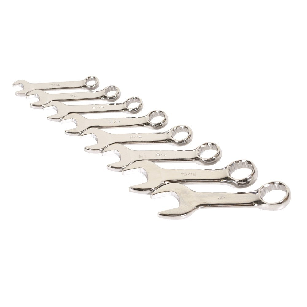 SUPATOOL 10 PC STUBBY SPANNER SET MET S3012