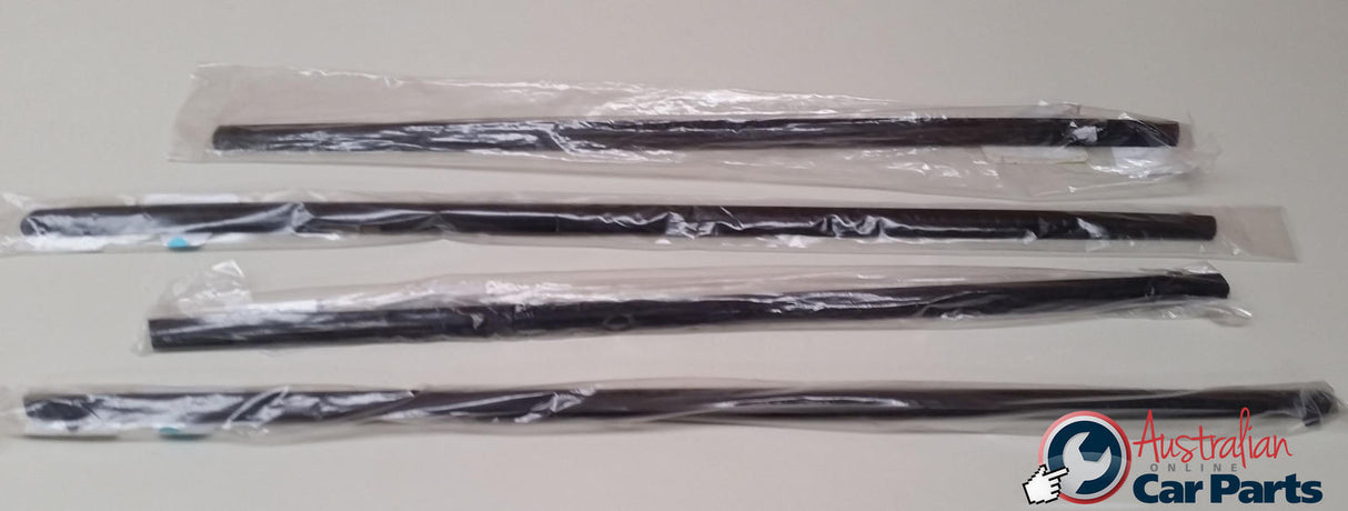Black Door Window Belt Mould Set Genuine for Holden Wagon Commodore VE VF New