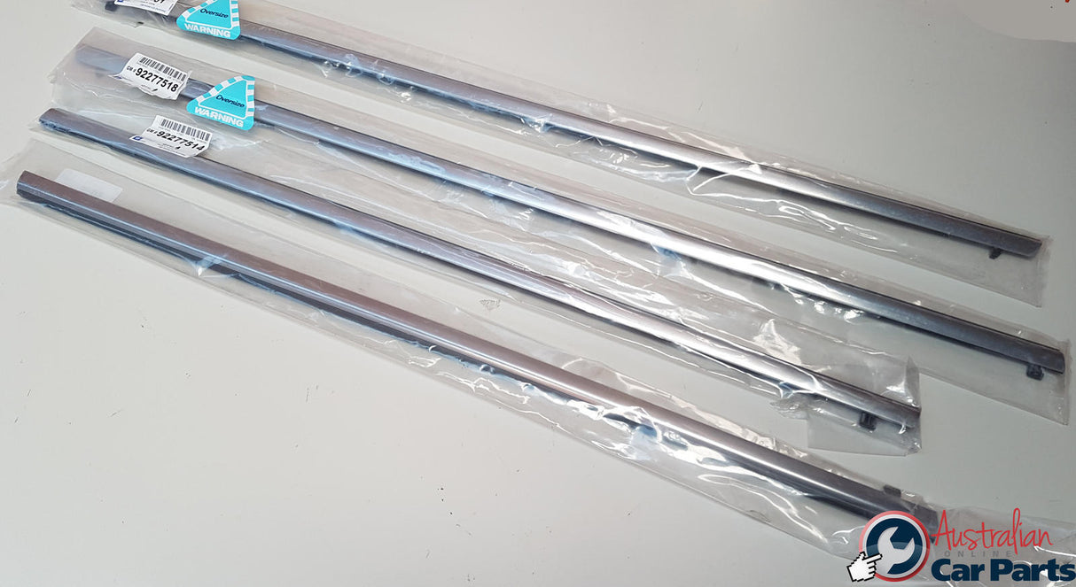 Chrome Door Window Belt Mould Set Genuine suits Holden Sedan Commodore VE VF New