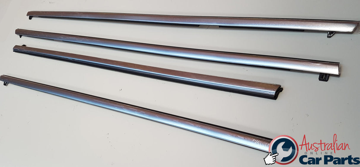 Chrome Door Window Belt Mould Set Genuine suits Holden Sedan Commodore VE VF New