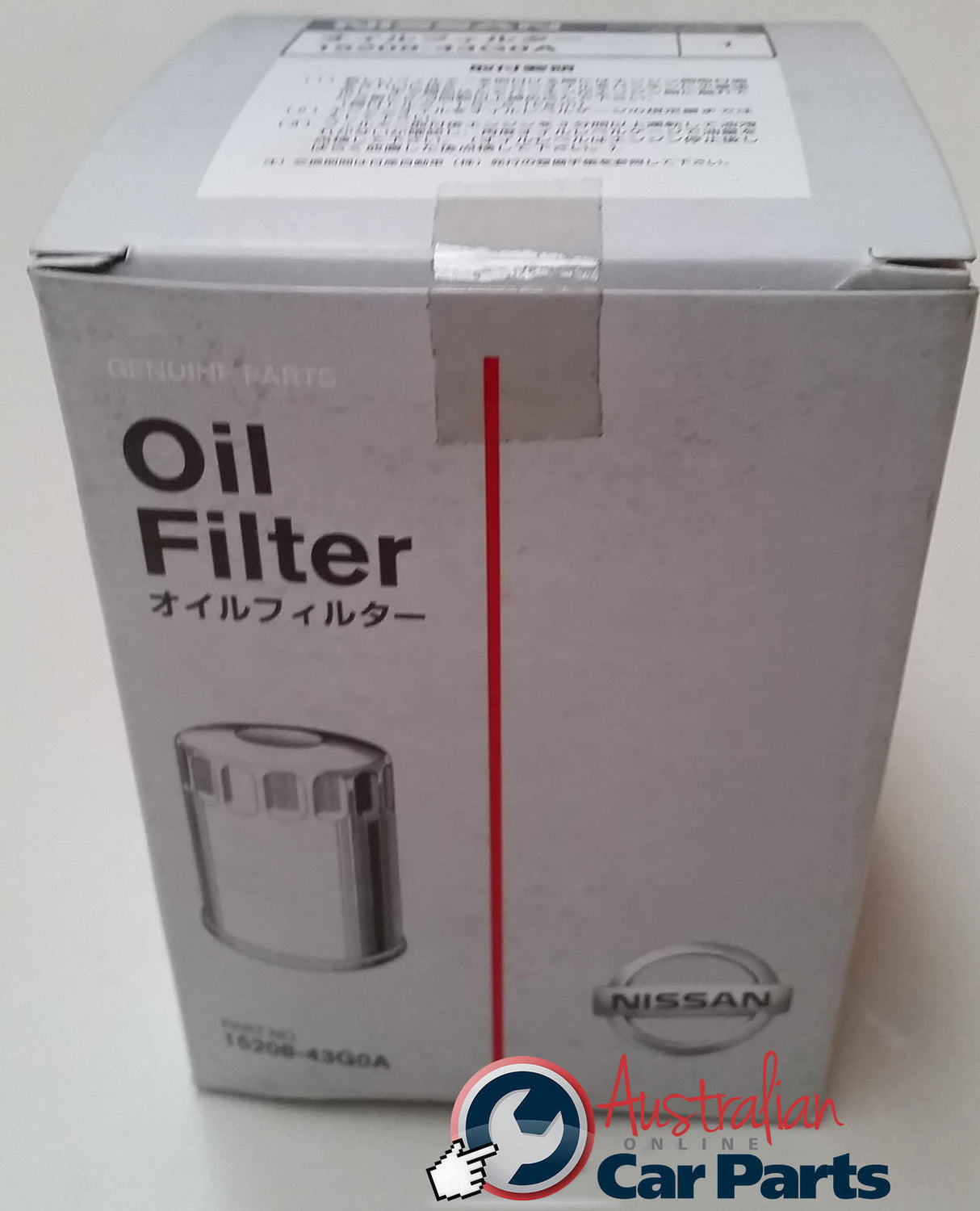 Oil Filter Genuine Nissan Patrol TD42 42T TD42TI Navara TD27,QD32 15208-43G0A