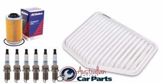 Service filter Kit acdelco suitable for VE VF Commodore V6 3.0 3.6L SIDI oil air Filters spark plugs