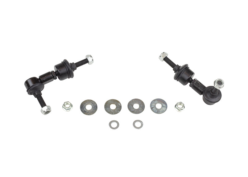 Sway Bar Link Kit Heavy Duty Adj Steel Ball Whiteline KLC157