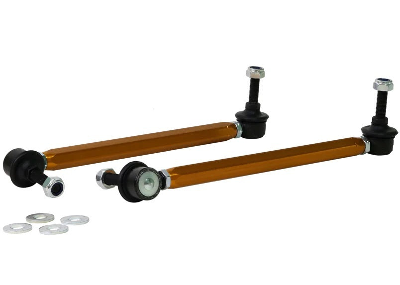 Sway Bar Link Kit Heavy Duty Adj Steel Ball Whiteline KLC163