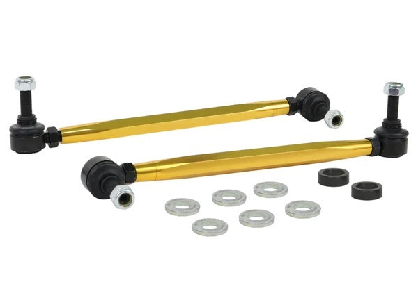 Sway Bar Link Kit Heavy Duty Adj Steel Ball Whiteline KLC167A