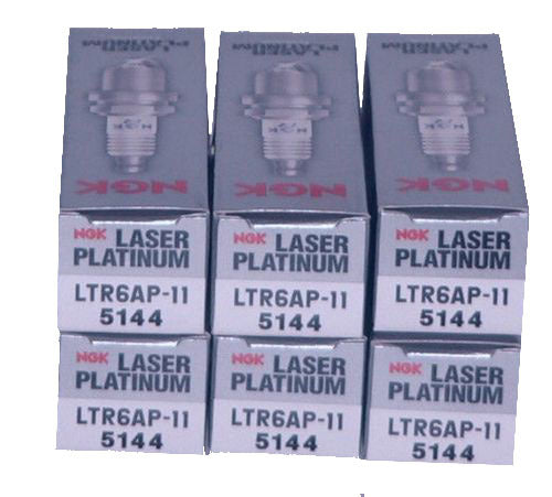 NGK LAZER PLATINUM SPARK PLUGS x6 LTR6AP-11 suitable for Commodore VZ VE V6 Holden