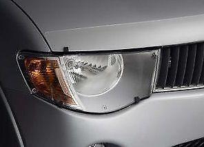 CLEAR HEADLAMP PROTECTOR suitable for Mitsubishi TRITON ML MN 2010-2014 COVER GENUINE NEW