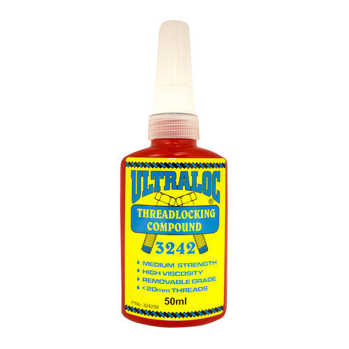 Ultraloc Threadlocking Compound Blue - Anaerobic Medium Strength Removable Grade - High Viscosity 50ml