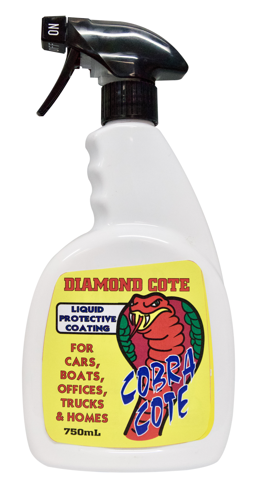 Cobra Cote Diamond Cote 750ml for use on Automotive Chrome, Stainless steel, Rubber and plastics