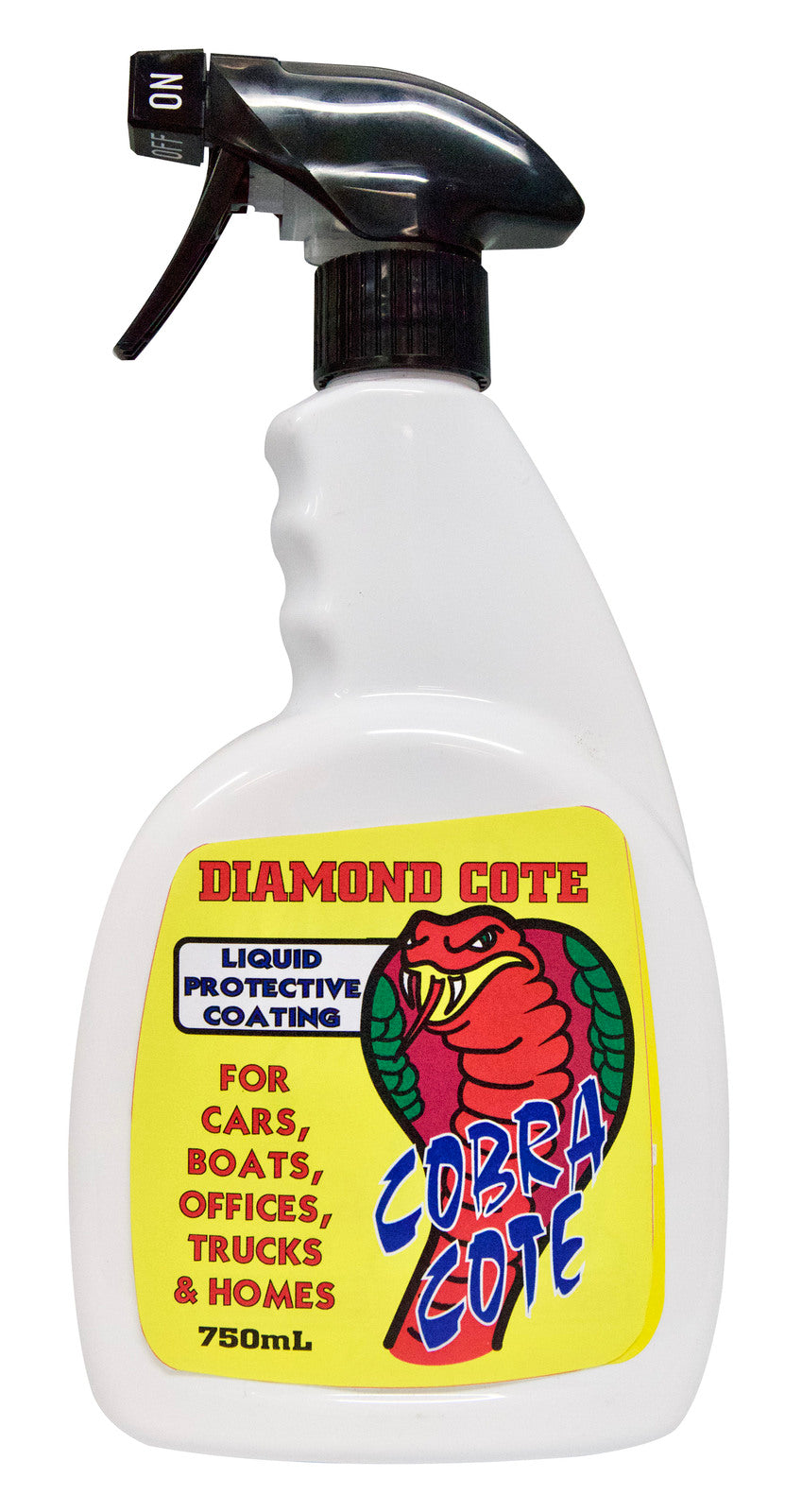 Cobra Cote Diamond Cote 750ml for use on Automotive Chrome, Stainless steel, Rubber and plastics