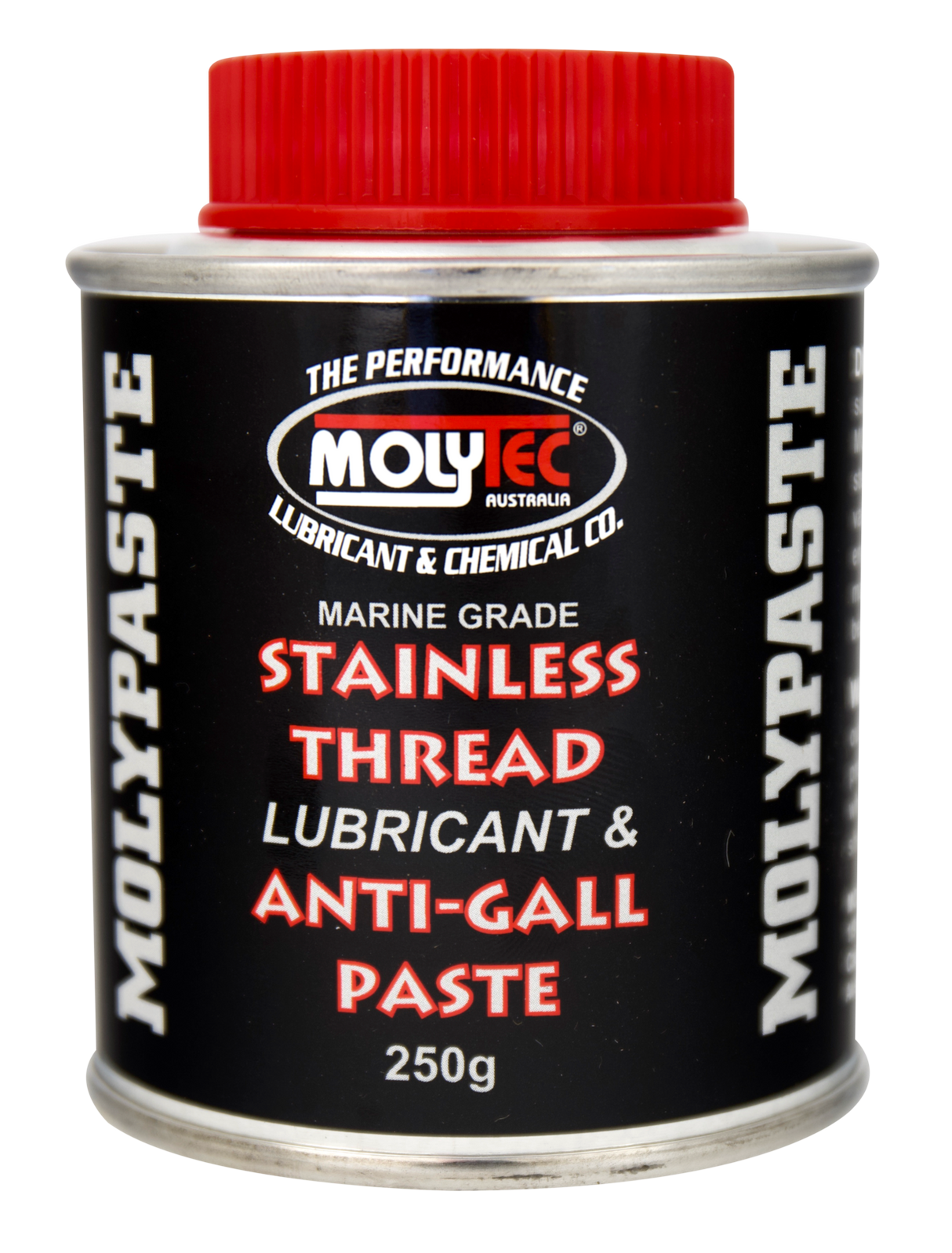 Molytec Molypaste Anti-Gal Steel Thread Lubricant 250g Molybdenum Disuliphide & Nickel based Stainless BTT