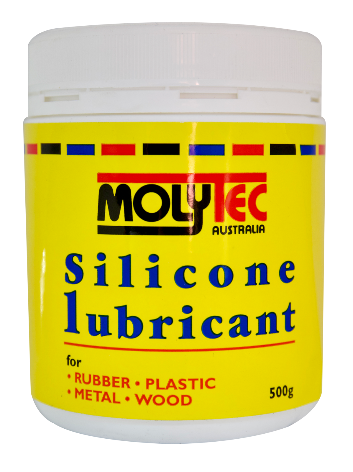 Molytec Silicone Lubricant Protectant For Rubber & Metals 500g Tub M814