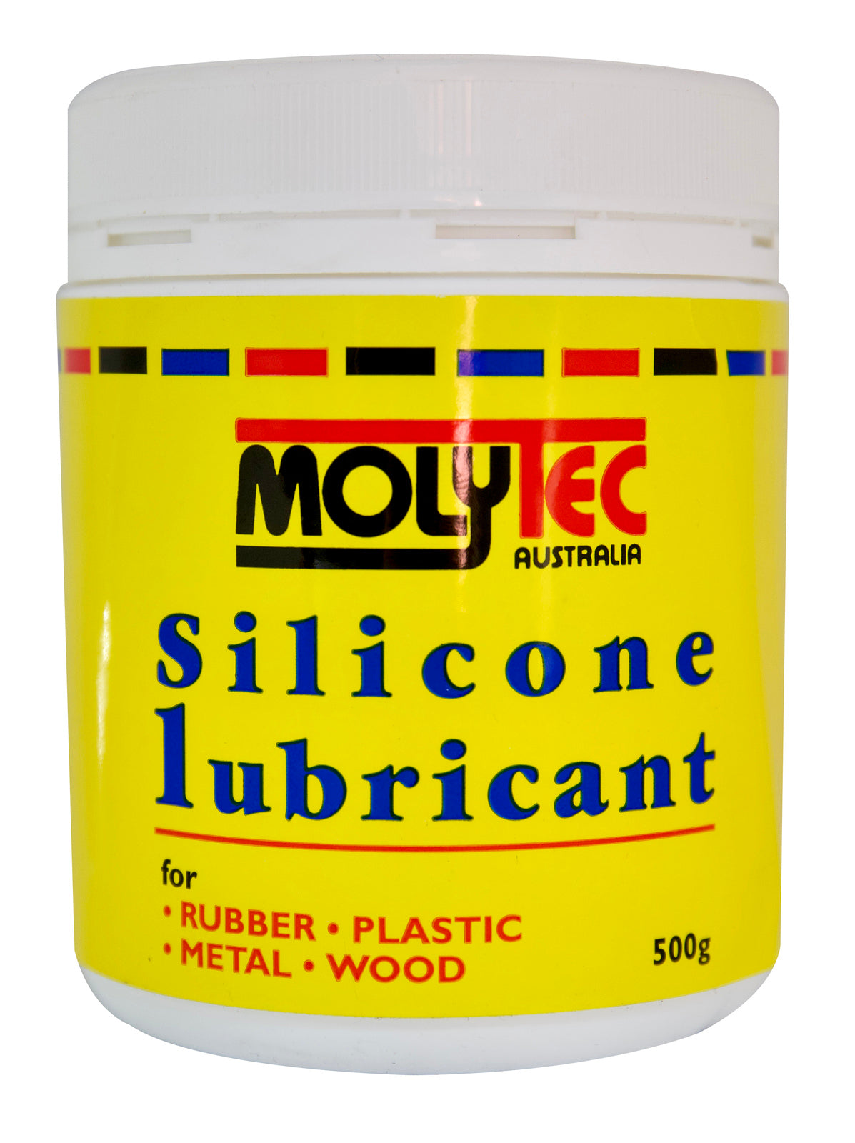 Molytec Silicone Lubricant Protectant For Rubber & Metals 500g Tub M814