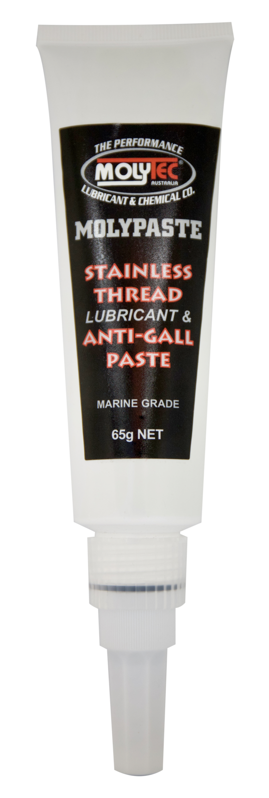 Molytec Molypaste Steel Thread Lubricant 65g Anti-Gal Molybdenum Disuliphide & Nickel based Stainless Tube
