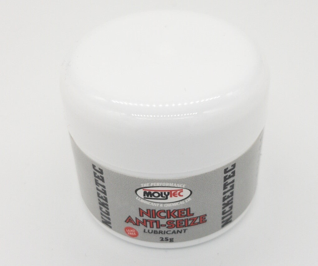 Molytec Nickeltec Anti-Seize Nickel based Anti-Seize Compound 25g Pod Protects parts from Corrosion, Gailing & Seizing