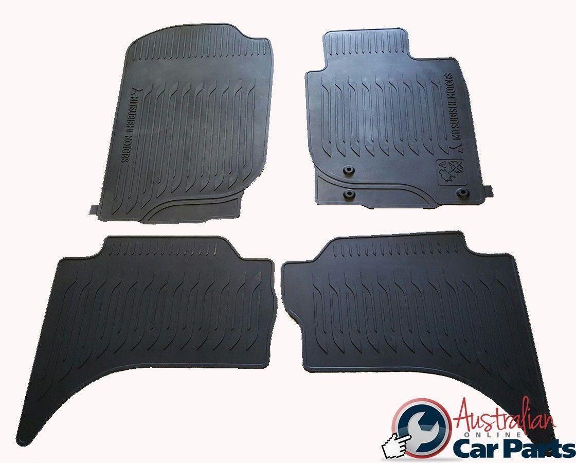 Floor Mats Rubber suitable for Mitsubishi TRITON MN MQ 2010-2016 double cab Brand New Genuine