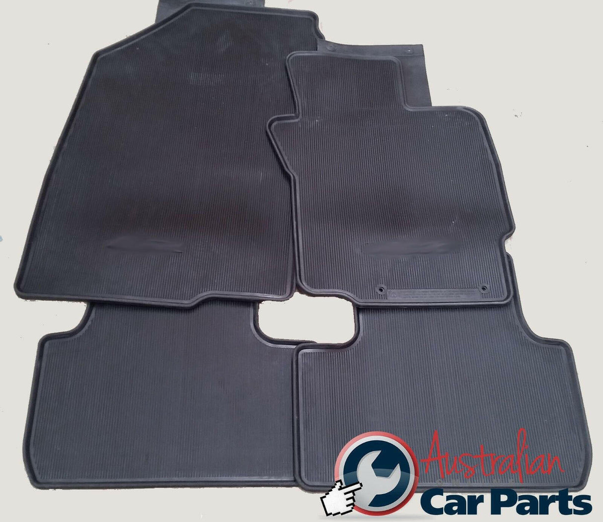 Floor Mats Rubber auto suitable for Mitsubishi CJ LANCER 2007-2015 BLACK MZ350133 New Genuine