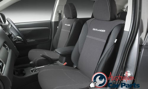 Seat covers Front, 2nd & 3rd Rear set Neoprene for Mitsubishi Outlander ZJ ZK ZL 2012-