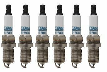 SPARK PLUGS ACDelco suitable for Commodore VP VR VS VT VX VY V6 PLATINUM x6 GM100 000km