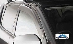 WEATHERSHIELDS R/H/F & L/H/F for Mitsubishi TRITON GENUINE ML MN 2007-2015 DC SC