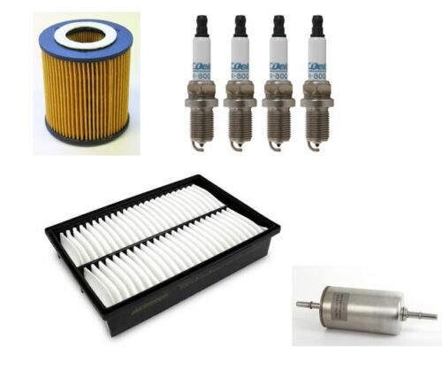 OIL AIR FUEL FILTERS SPARK PLUGS SERVICE KIT ACDelco suitable for MAZDA 3 SP23 2003-2006 2.3l