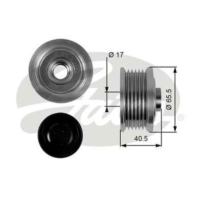 Pulley - Alternator Overrunning Clutch Gates OAP7032