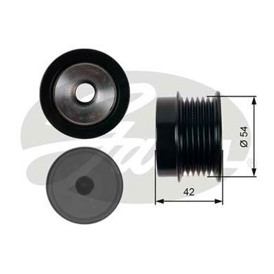 Pulley - Alternator Overrunning Clutch Gates OAP7034