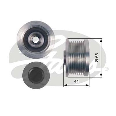 Pulley - Alternator Overrunning Clutch Gates OAP7090