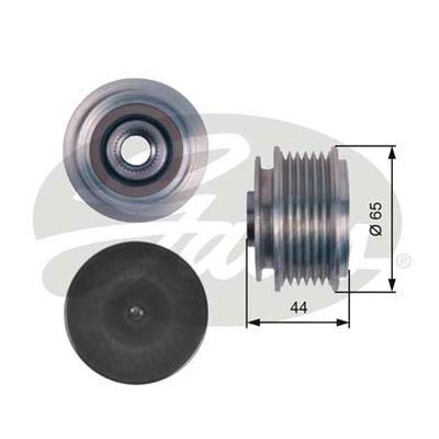 Pulley - Alternator Overrunning Clutch Gates OAP7101