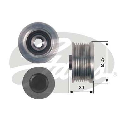Pulley - Alternator Overrunning Clutch Gates OAP7108