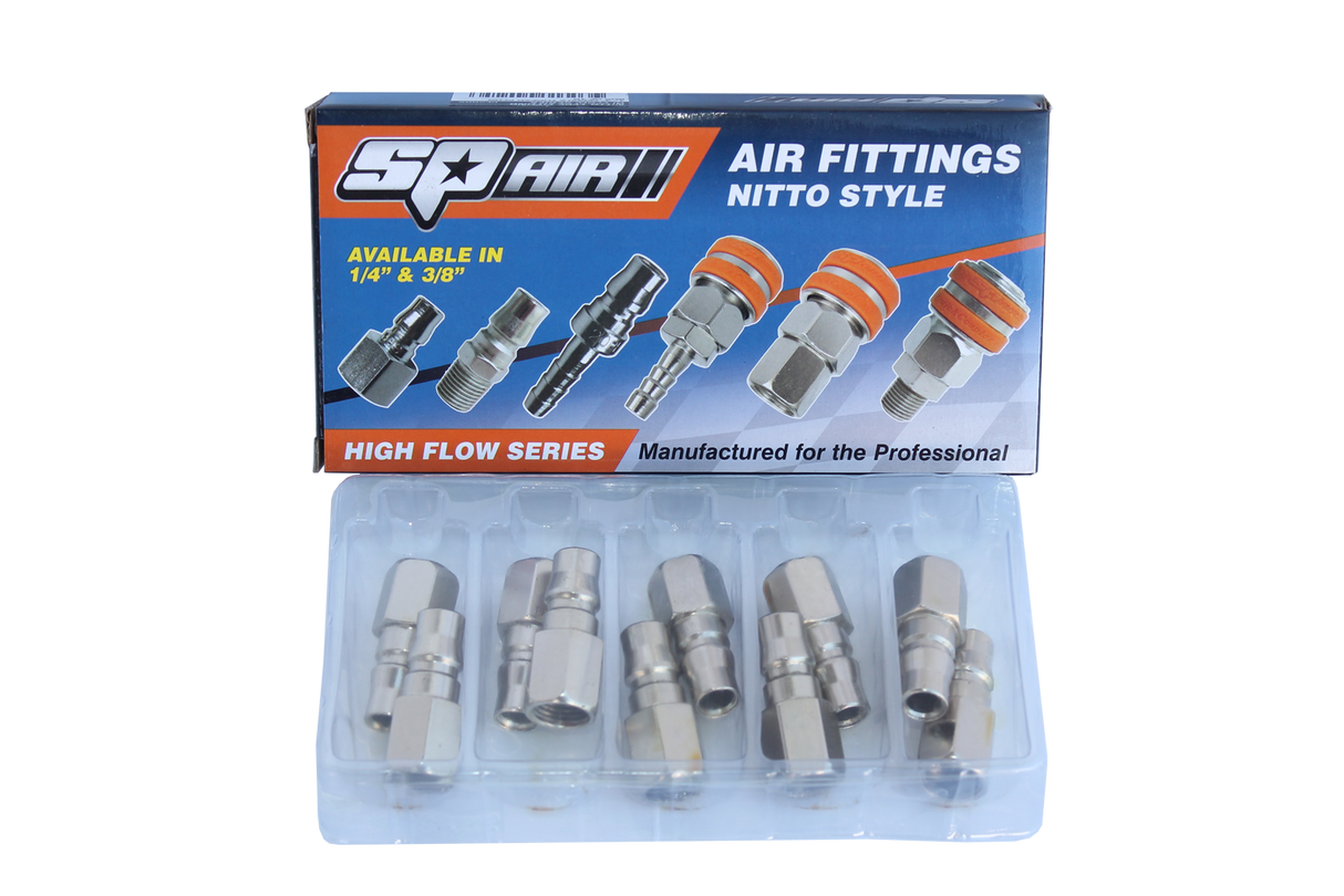 SP Tools Nitto Style 1/4 Female Plug (Box of 10) PF20BX