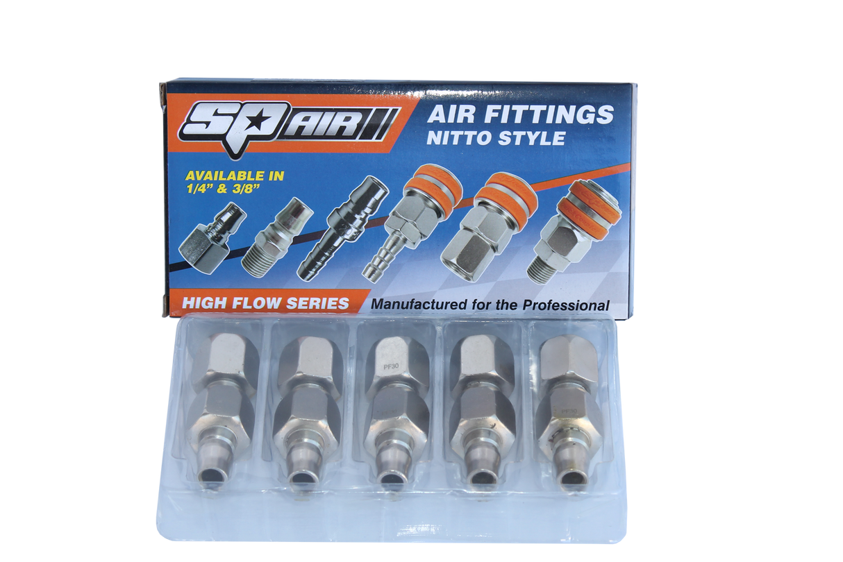 SP Tools Nitto Style 3/8" Female Plug (Box of 10) PF30BX