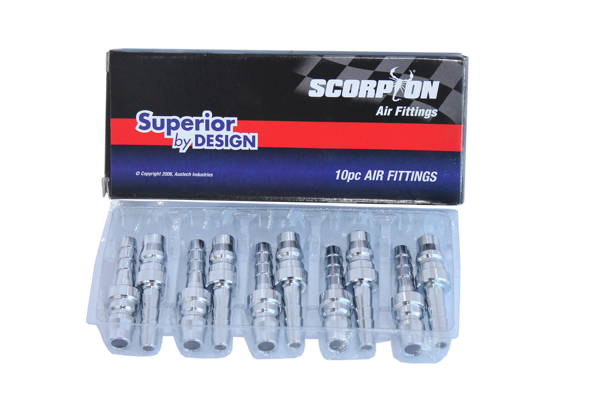 SP Tools Nitto Style 1/4 Hose Barb (Box of 10) PH20BX