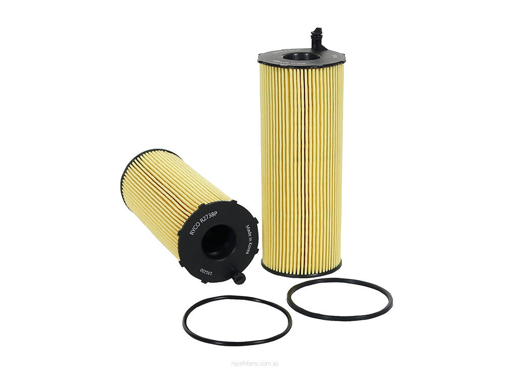 Oil Filter R2738P Ryco For Audi Q7 6.0LTD TT CCGA 4LB SUV TDI quattro