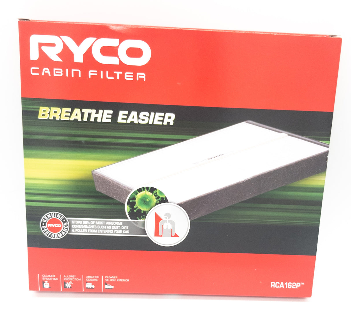 Pollen Cabin Filter Ryco RCA162P for HOLDEN HSV CALAIS COMMODORE SENATOR CLUBSPORT GRANGE GTS MALOO CAPRICE