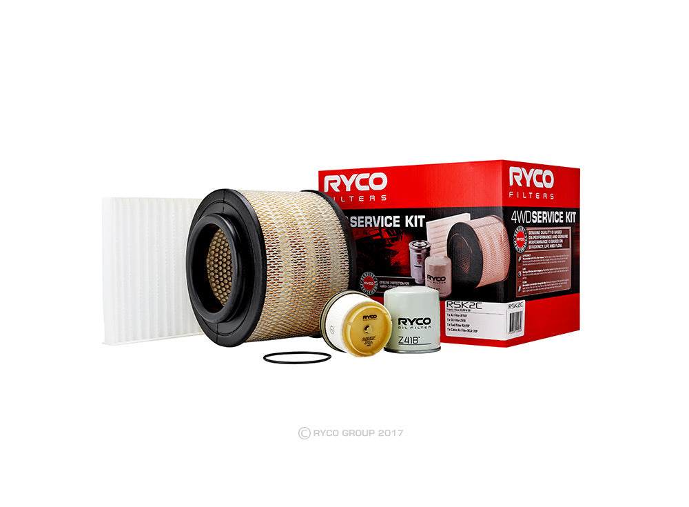 Service Filter Kit RSK2C Ryco For Toyota Hilux 3.0LTD 1KD FTV KUN16 Cab Chassis D