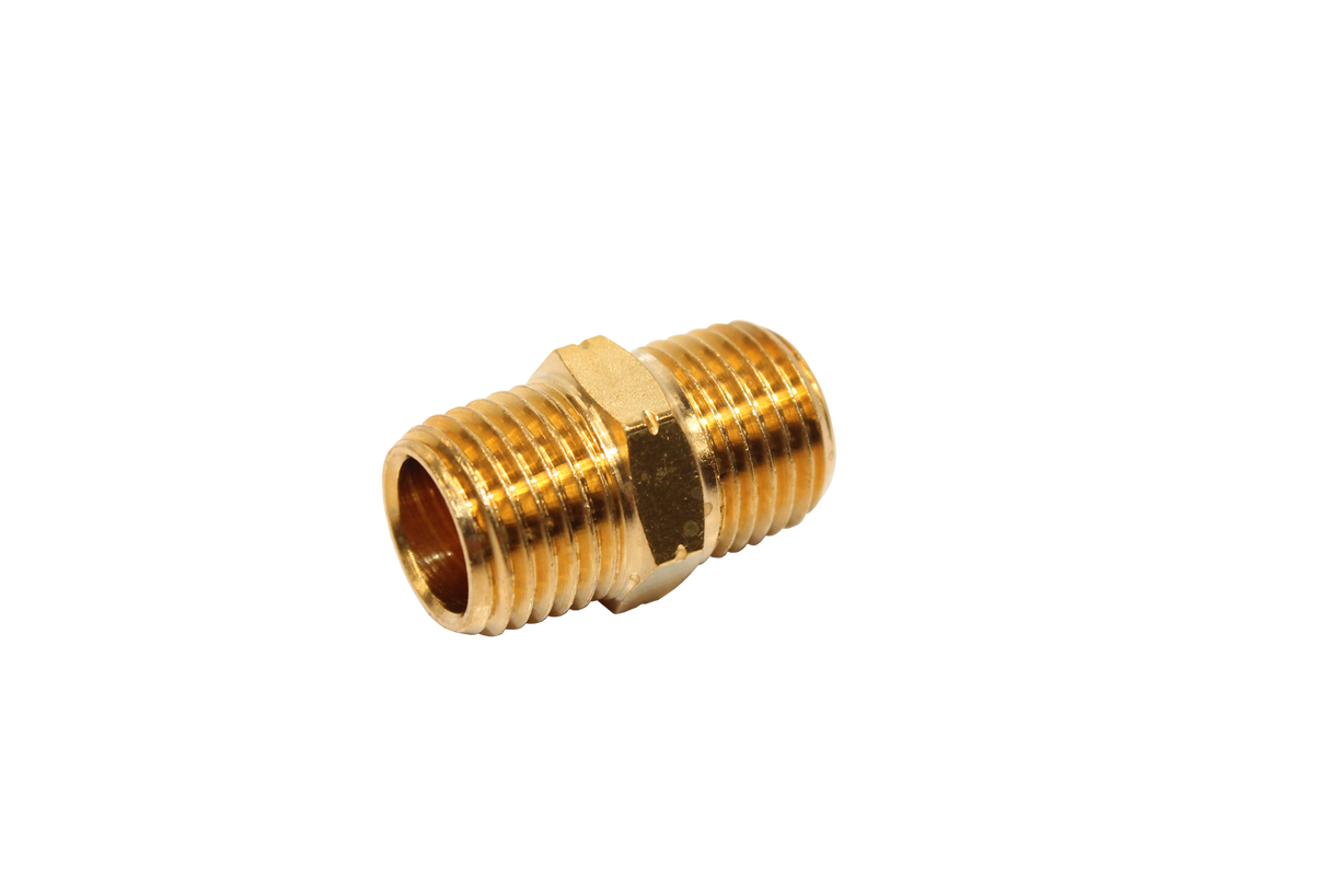 SP Tools Brass 1/4" m x 1/4" m Hex Nipple SCA12